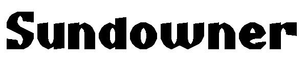 Sundowner字体