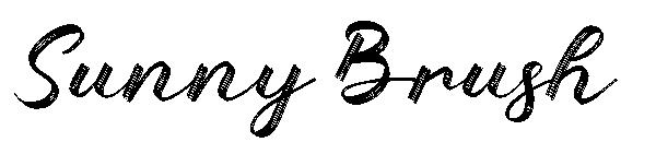 Sunny Brush字体