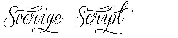 Sverige Script字体