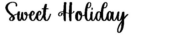 Sweet Holiday字体