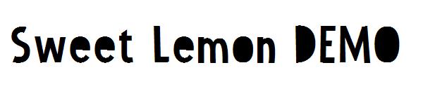 Sweet Lemon DEMO字体
