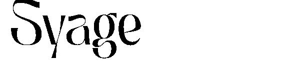 Syage字体