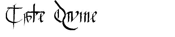 Tate Divine字体