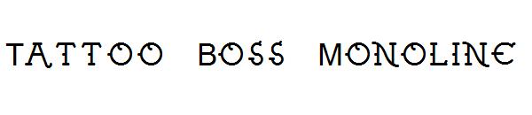 Tattoo Boss Monoline字体