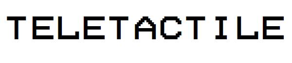 Teletactile字体