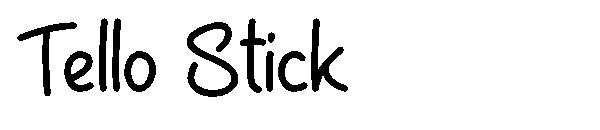 Tello Stick字体