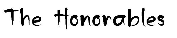 The Honorables字体