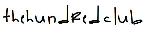 TheHundredClub字体
