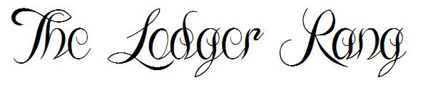 The Lodger Rang字体