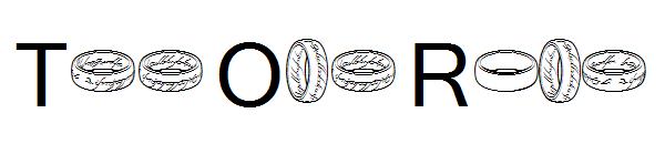 The One Ring字体