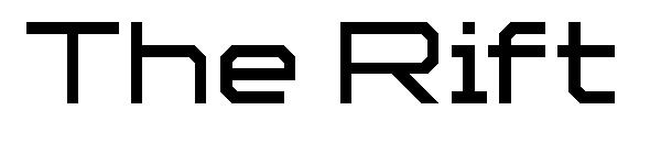 The Rift字体