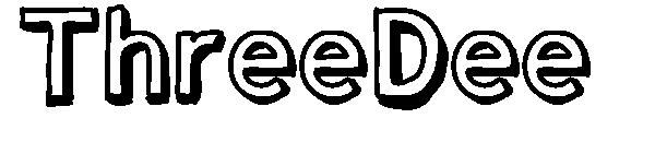 ThreeDee字体