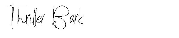 Thriller Bark字体