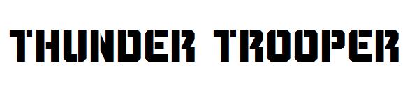 Thunder Trooper字体