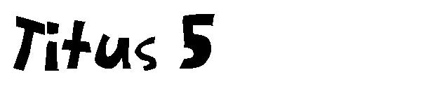 Titus 5字体