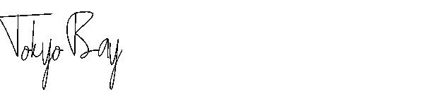 Tokyo Bay字体