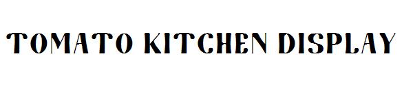 Tomato Kitchen Display字体