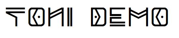 Toni Demo字体