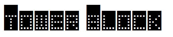 Tower Block字体