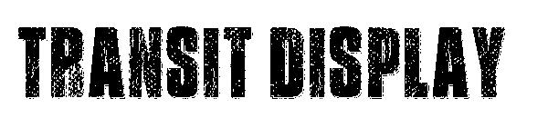 Transit Display字体