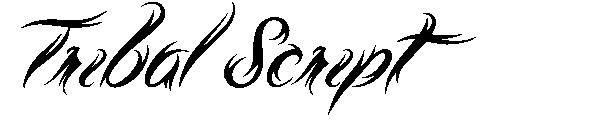 Tribal Script字体