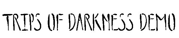 Trips of Darkness Demo字体
