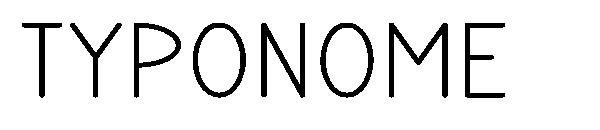 TYPONOME字体