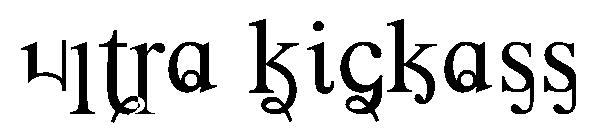 Ultra Kickass字体