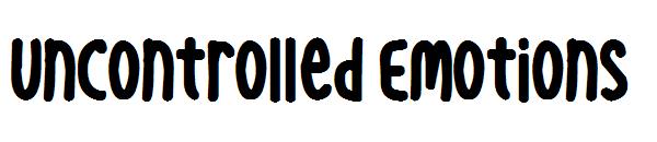 Uncontrolled Emotions字体