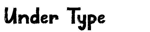 Under Type字体