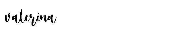 valerina字体