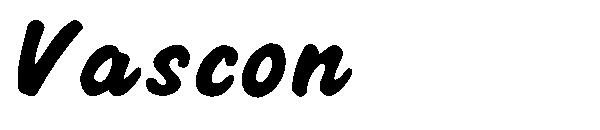 Vascon字体