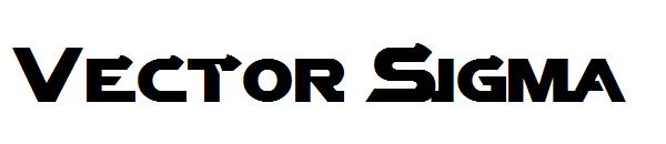 Vector Sigma字体