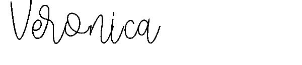 Veronica字体