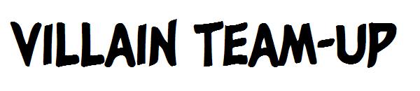 Villain Team-Up字体
