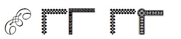 Vintage Decorative Corner_40字体
