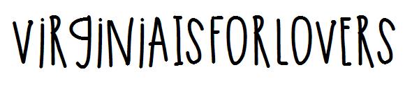 VirginiaIsForLovers字体