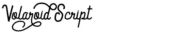 Volaroid Script字体