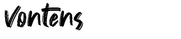 Vontens字体