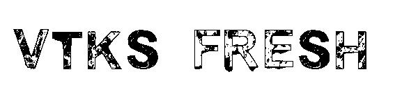 vtks fresh字体