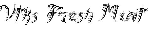 Vtks Fresh Mint字体