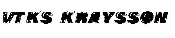 VTKS KRAYSSON字体