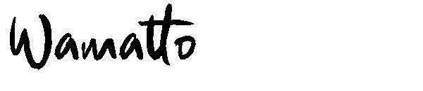 Wamatto字体