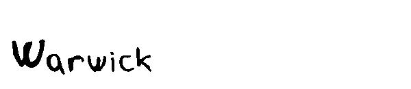 Warwick字体