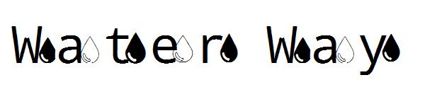Water Way字体