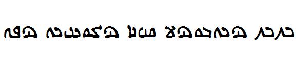 We Come In Peace BB字体