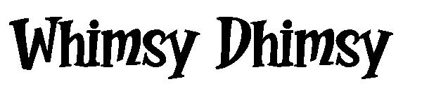 Whimsy Dhimsy字体