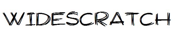 Widescratch字体