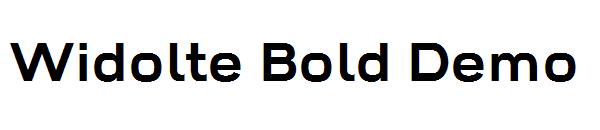 Widolte Bold Demo字体