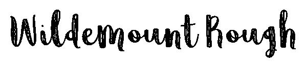 Wildemount Rough字体